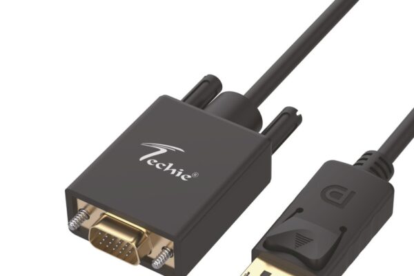 Techie DisplayPort to VGA Cable 1.8M