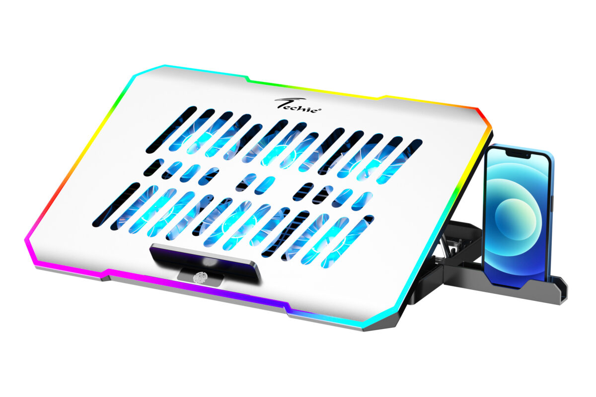 Techie Aerocool 6 Fan Laptop Cooling Pad With