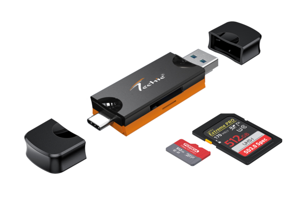 Techie 2-in-1 SD & Micro SD Card Reader – USB-A