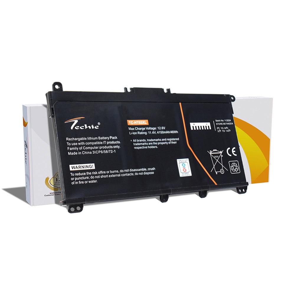 Techie Pro Series Laptop Battery for HP HT03XL – 3-Cell, 4150mAh