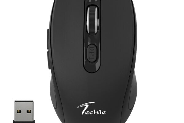 Techie Impulse Black Wireless Rechargeable